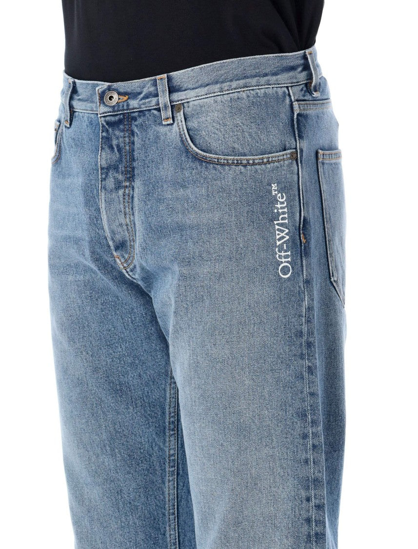 Off-White Half Arrow Slim Relax Jeans