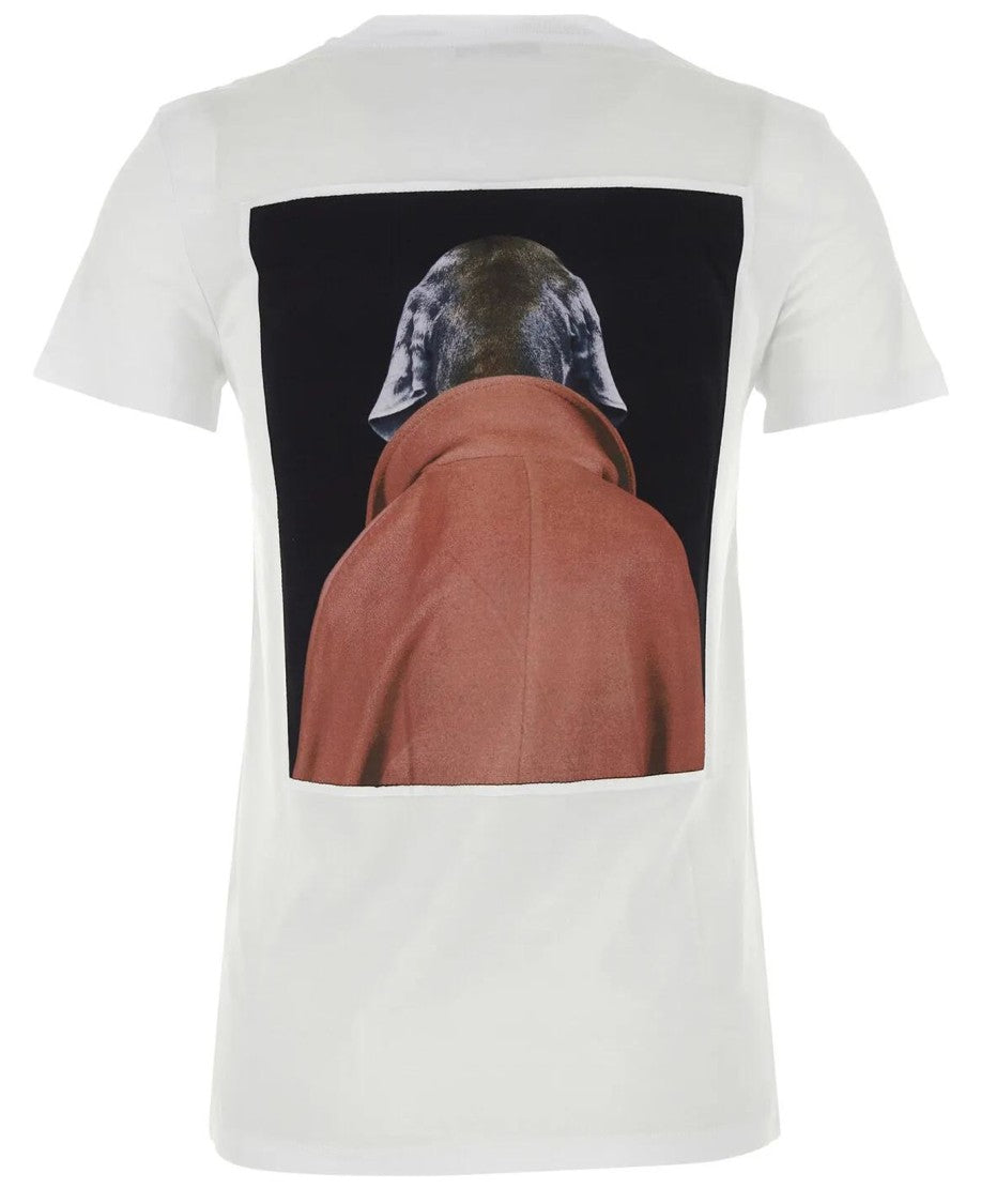 Max Mara Graphic Print Short-Sleeve T-Shirt With Dog Motif