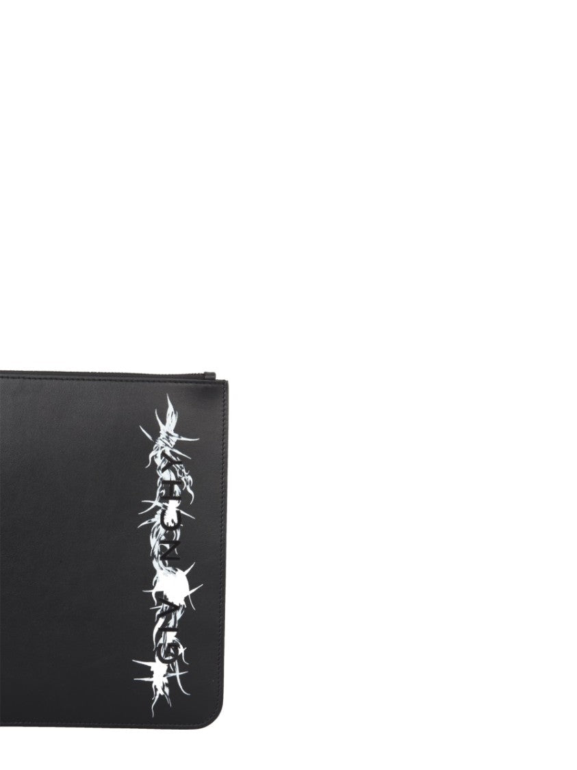 Givenchy Black Calf Leather Pouch