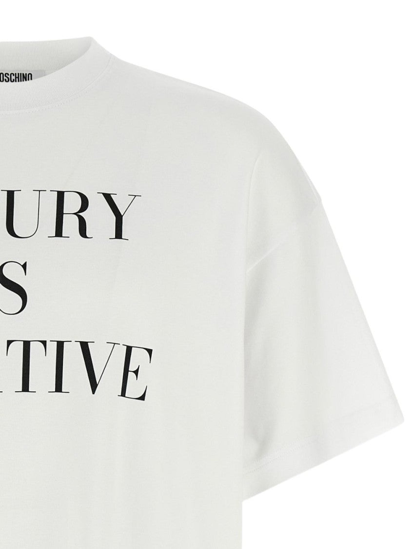 Moschino Crew Neck White T-Shirt