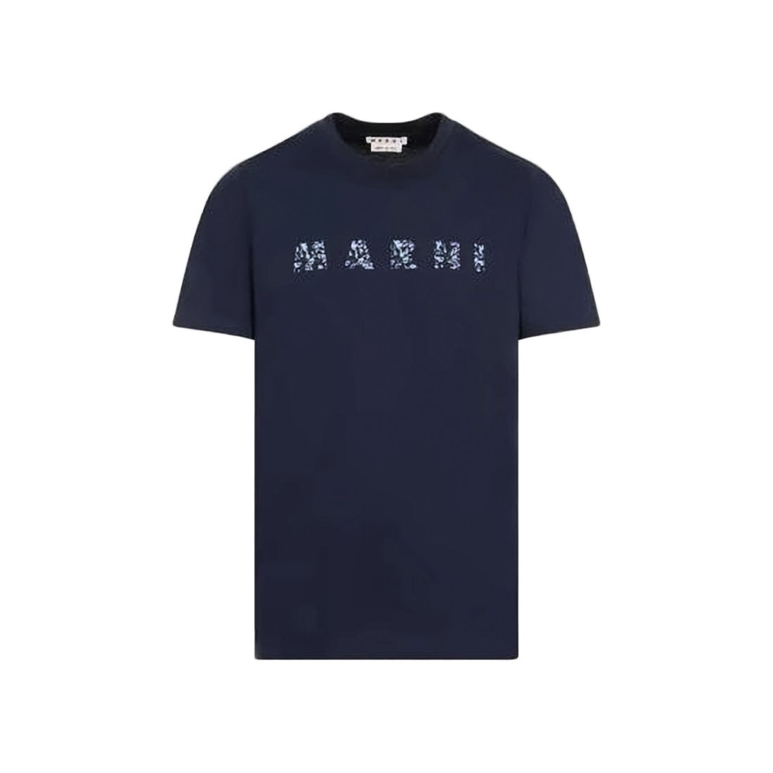 Marni Short-Sleeved T-Shirt With Floral Patterned Accents