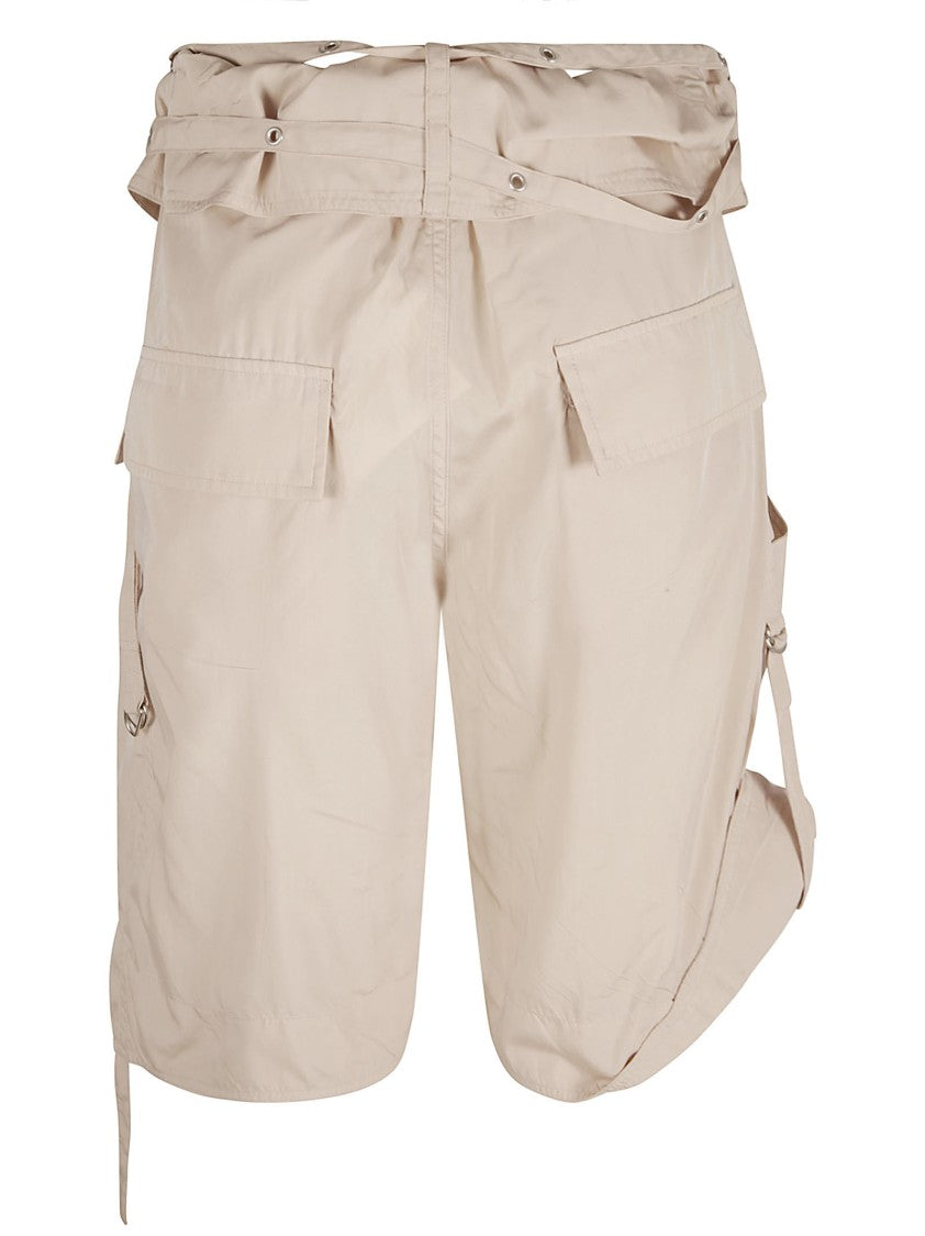 Isabel Marant High Waist Utility Shorts With Relaxed Fit