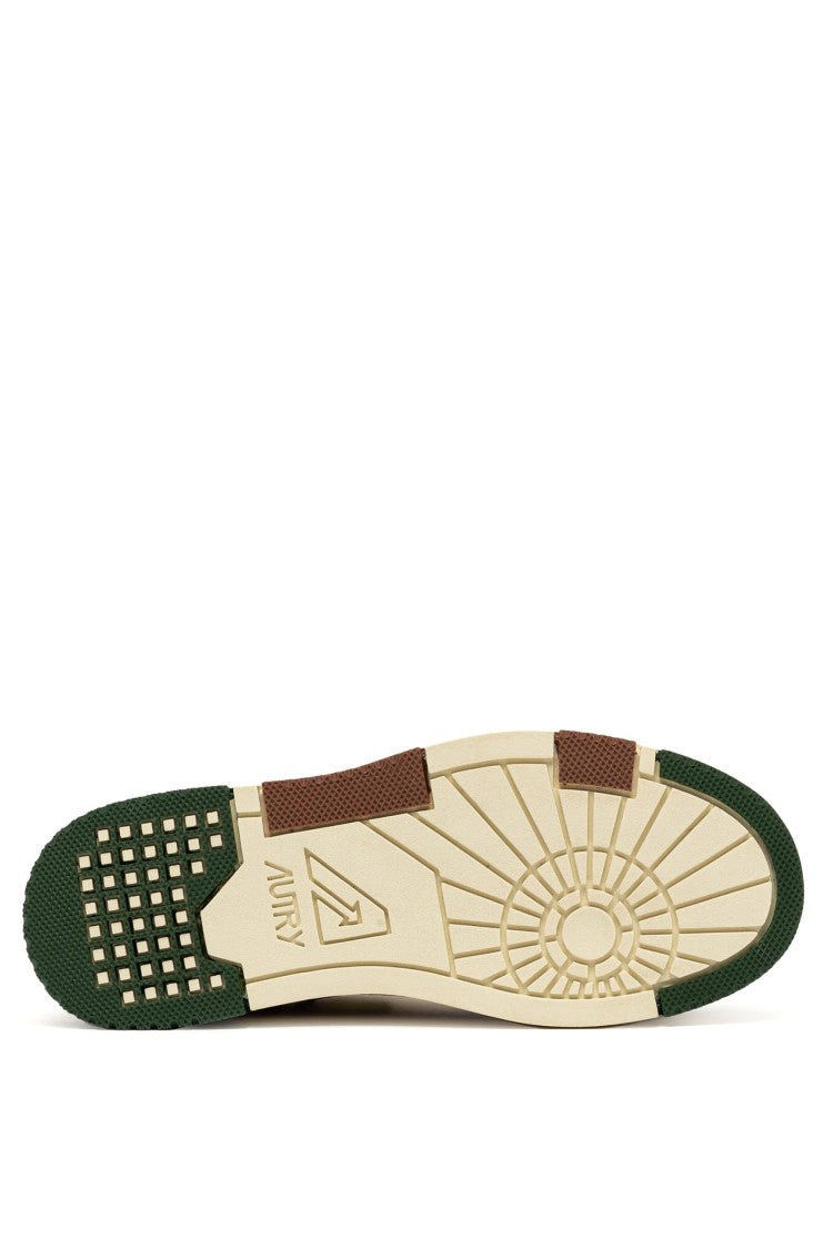 Autry Clc Women’S Basket Sneakers Green-Brown