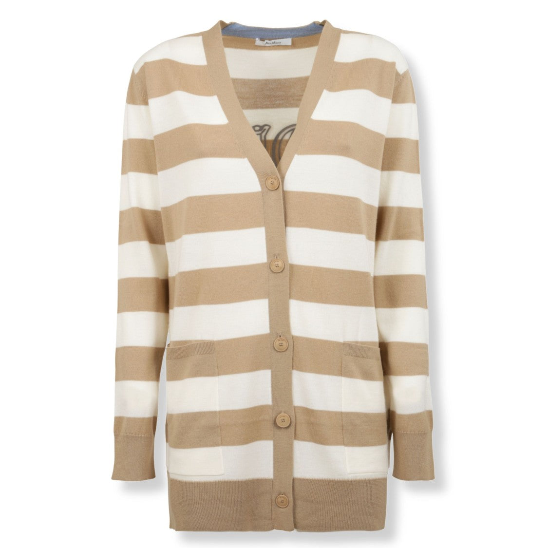 Max Mara Timeless Knitted Cardigan With Button-Down Front