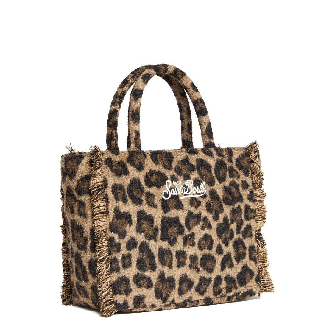 Mc2 Saint Barth Colette Bag In Leopard Felt