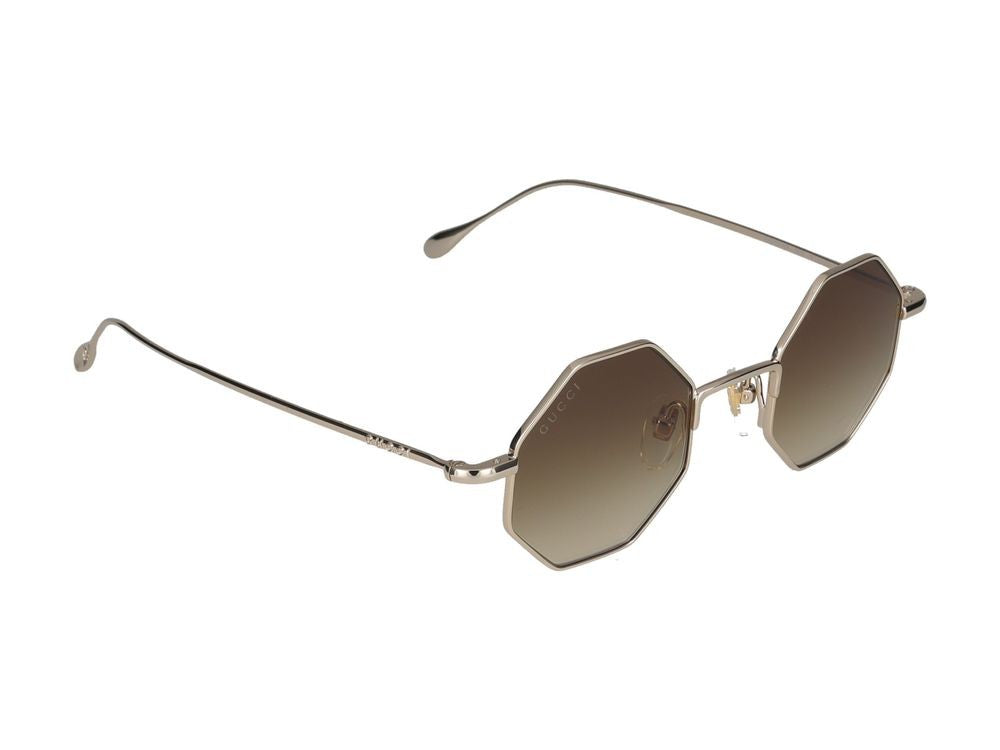 Gucci Sunglasses Gg1814s 002 Gold Gold Brown 41/22/145
