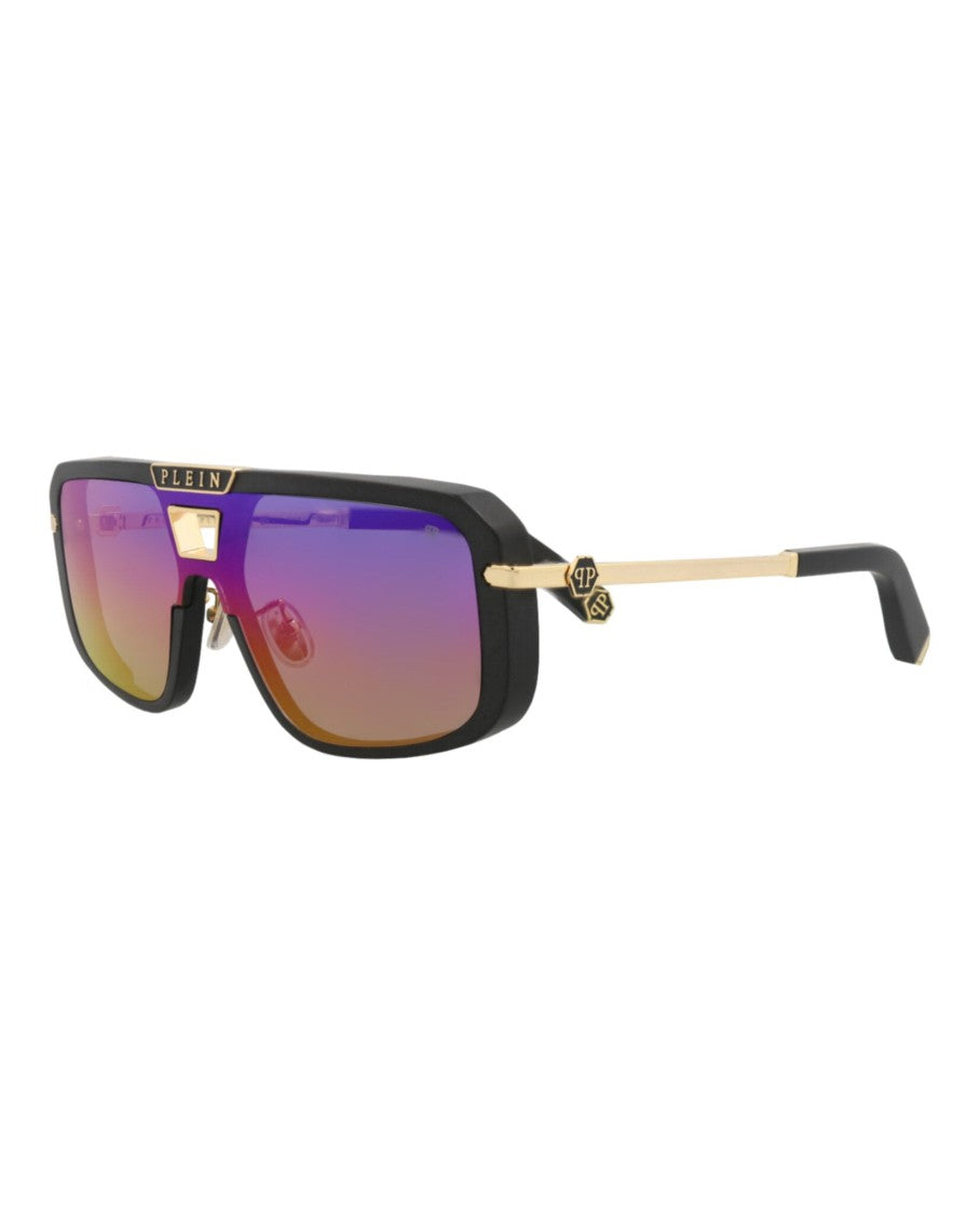 Philipp Plein Aviator-Frame Acetate Sunglasses