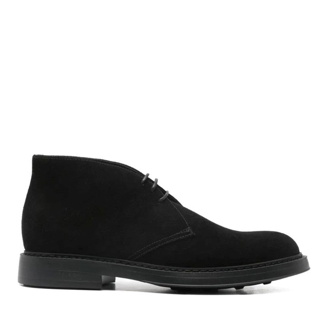 Doucal's Black Chukka Premium Calf Suede Boots