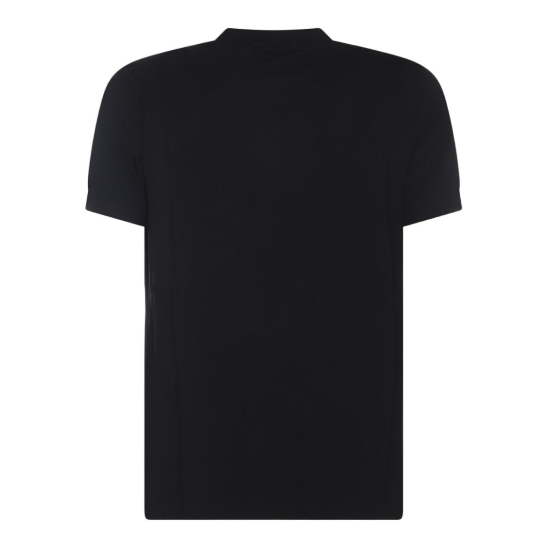 Giorgio Armani Black Minimalist Crewneck T-Shirt