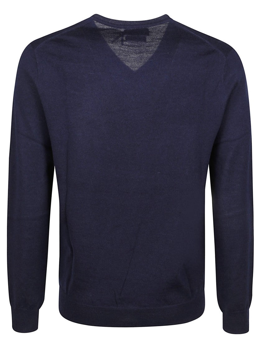 Polo Ralph Lauren Deep Navy V-Neck Wool Sweater
