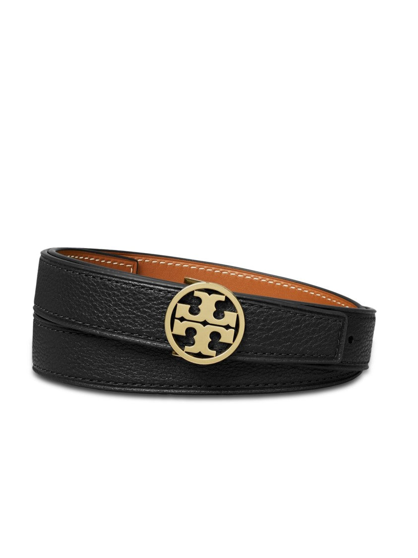 Tory Burch 1" Miller Reversible Cow Leather Belt