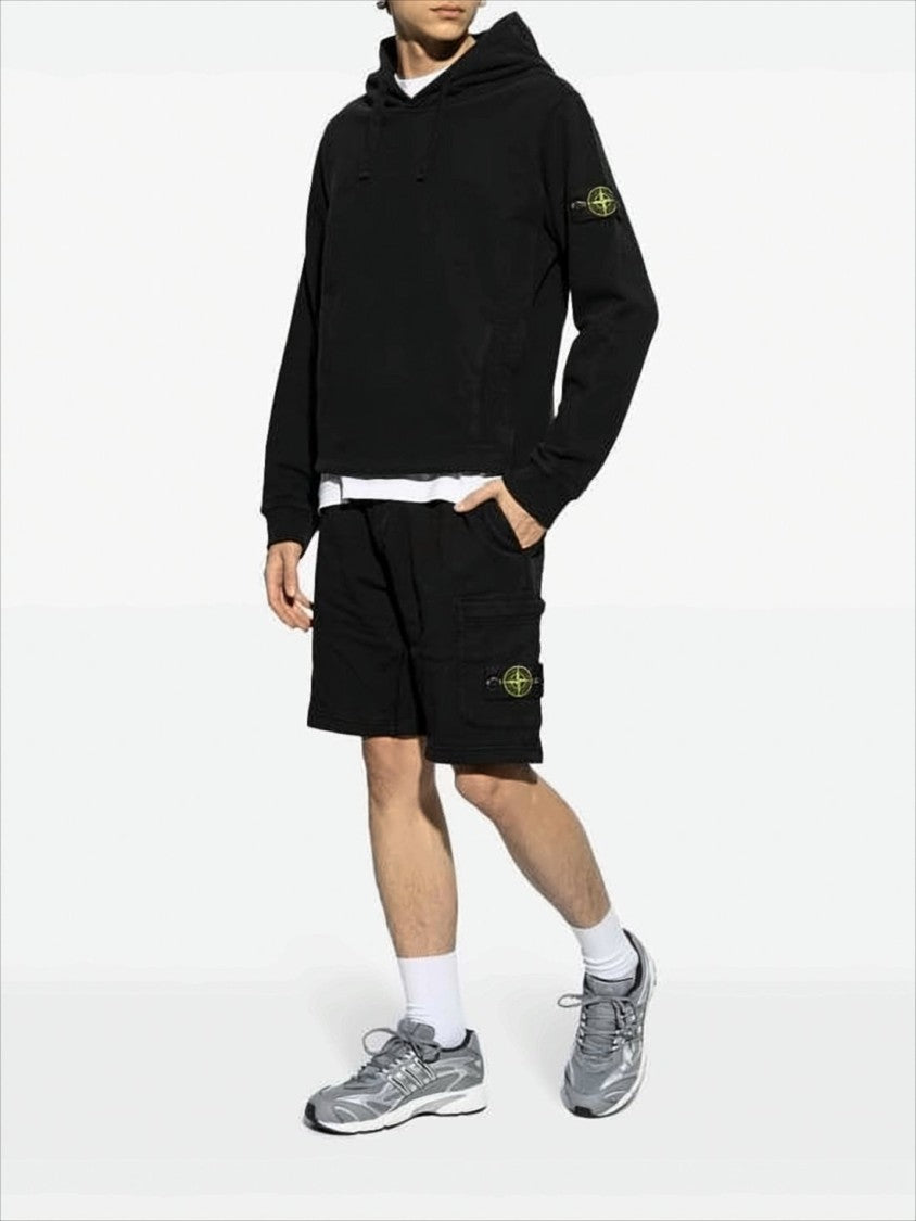 Stone Island Classic Black Pullover Hoodie