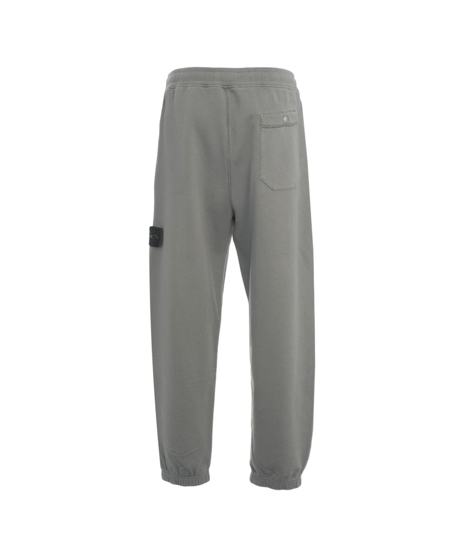 Stone Island Relaxed Fit Joggers With Logo Patch
