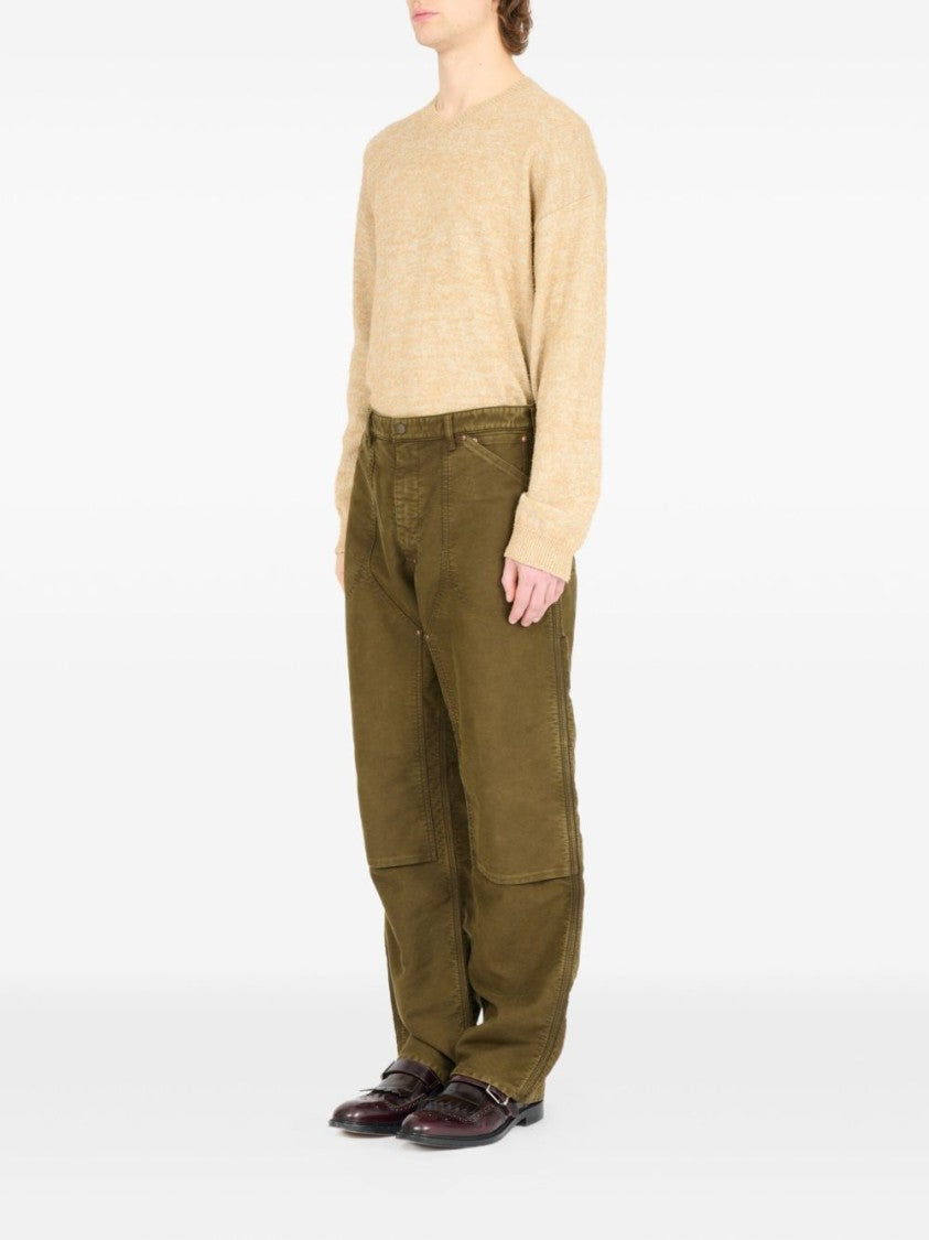 Maison Margiela Relaxed Wide-Leg Trousers With Utility Pockets