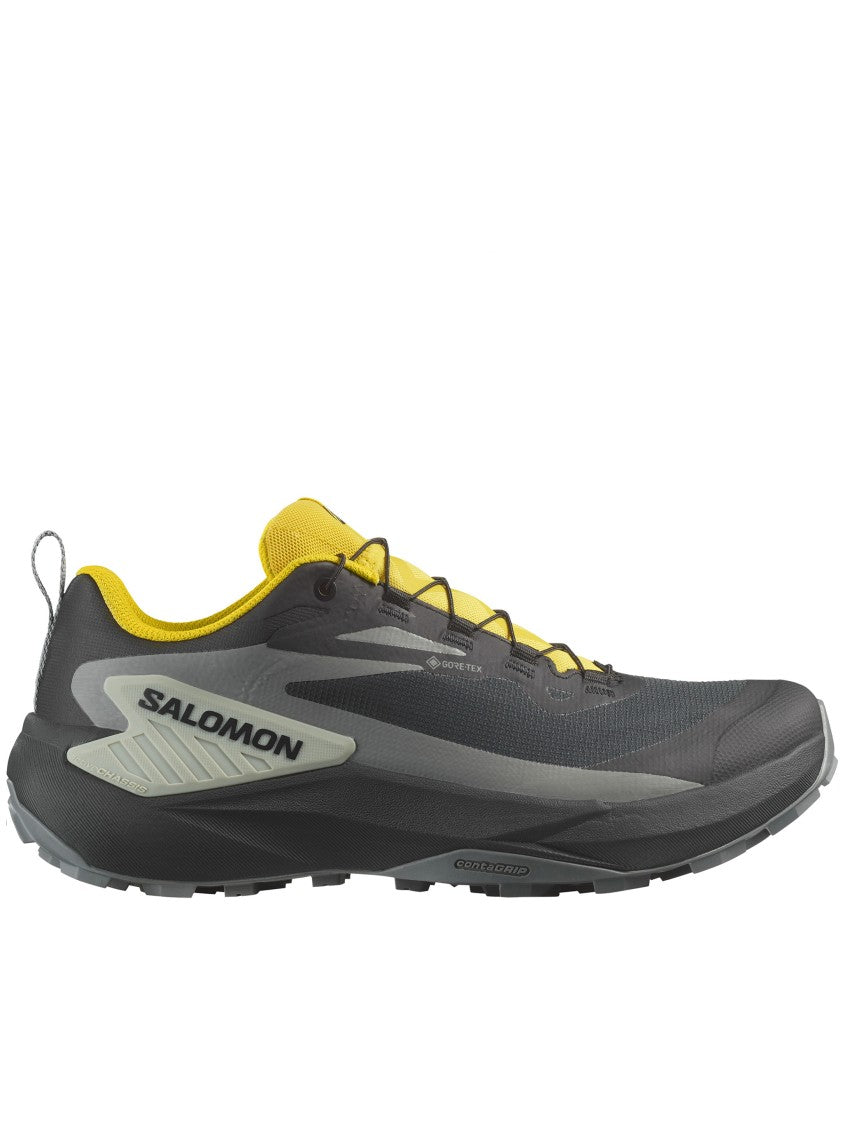Salomon Black/Grey Genesis Gtx Trail Sneakers
