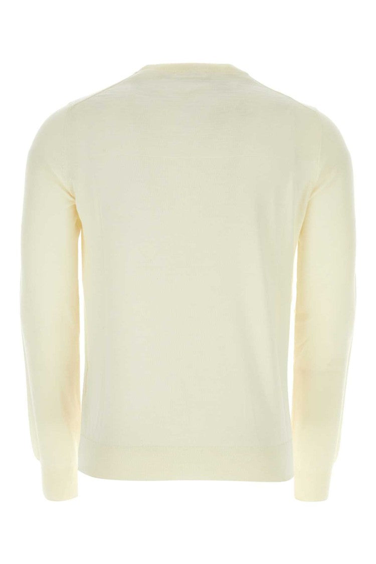 Jil Sander Ivory Wool Sweater