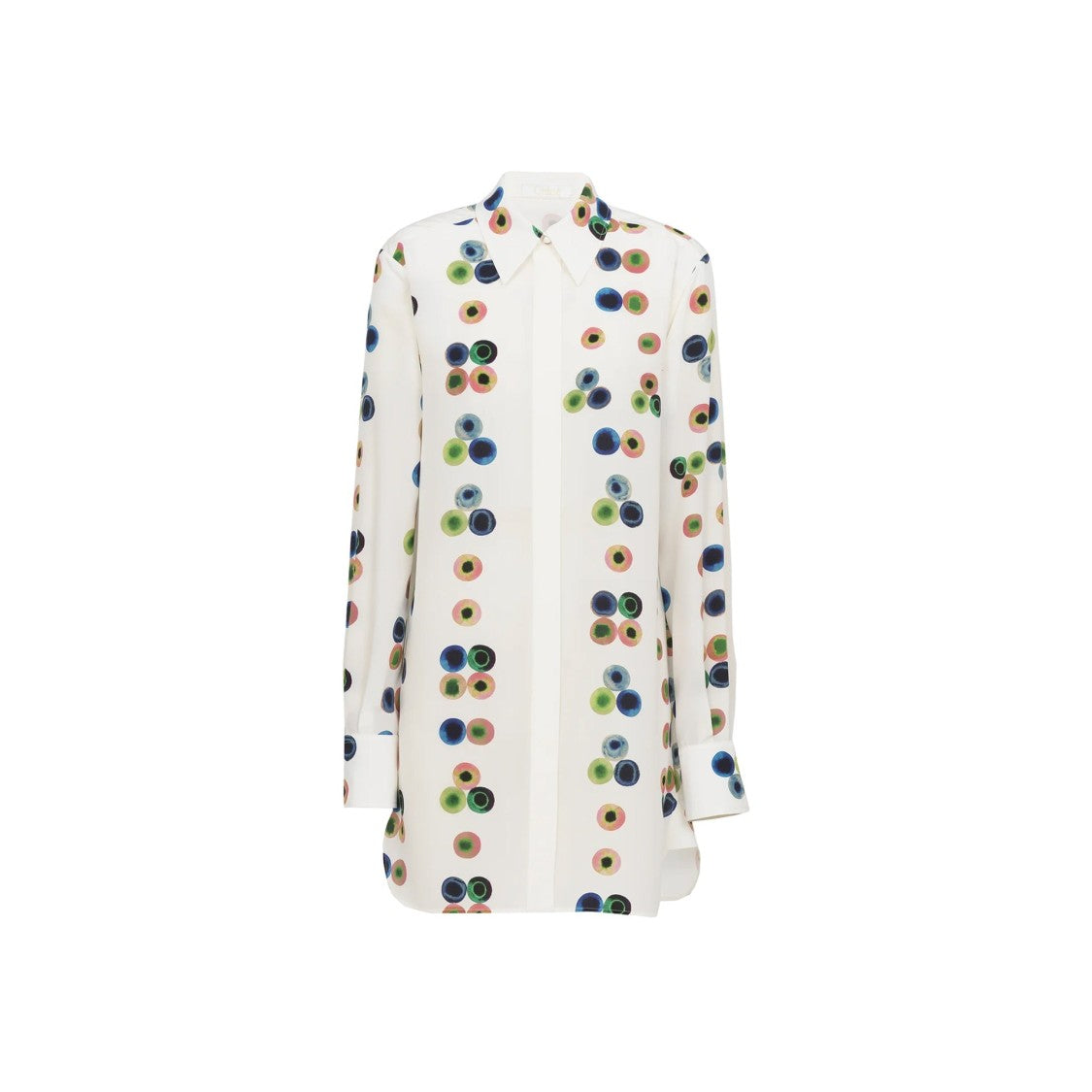 Chloé Silk Chemisier Dress