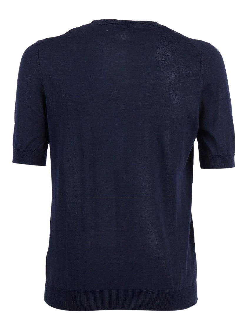 Ballantyne Relaxed Fit Black Short-Sleeved Pullover