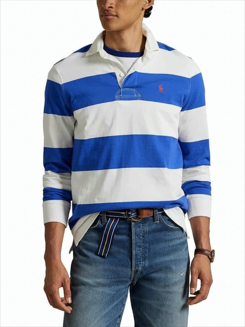 Polo Ralph Lauren Rugby-Style Long-Sleeve Polo Shirt With Classic Collar