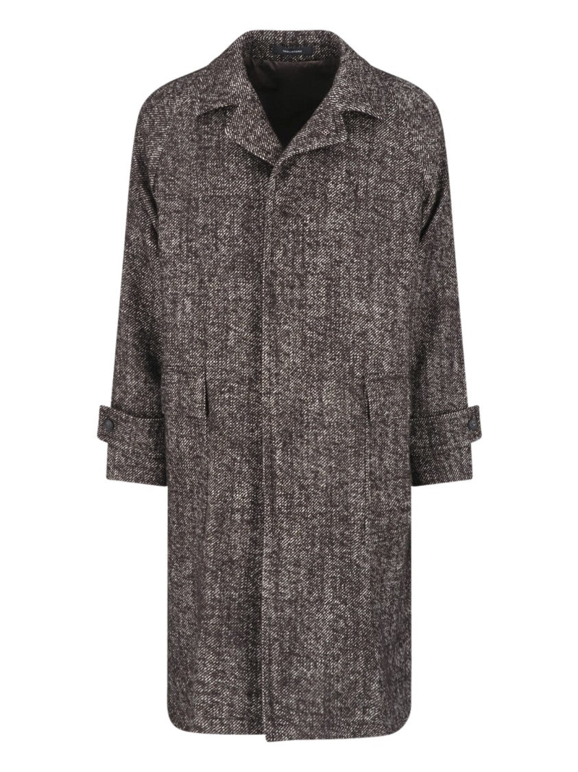 Tagliatore Brown Loyd Virgin Wool-Blend Coat