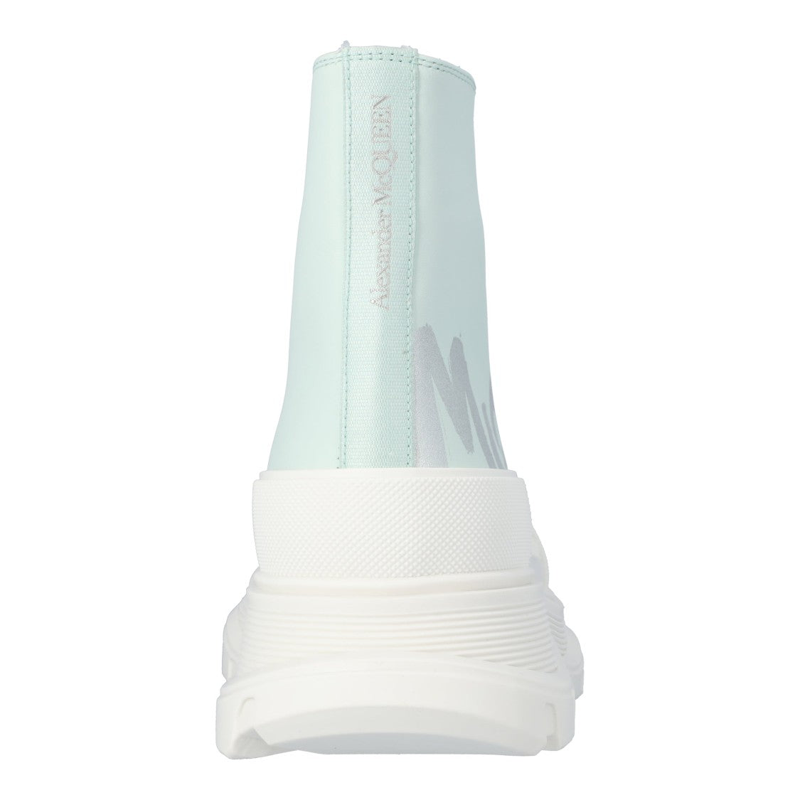 Alexander Mcqueen Tread Slick Boots 'Light Green Graffiti'