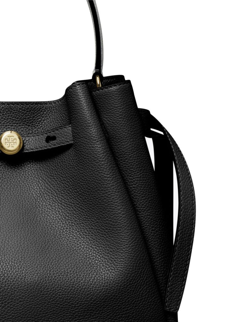 Tory Burch Structured Textured Leather Handbag