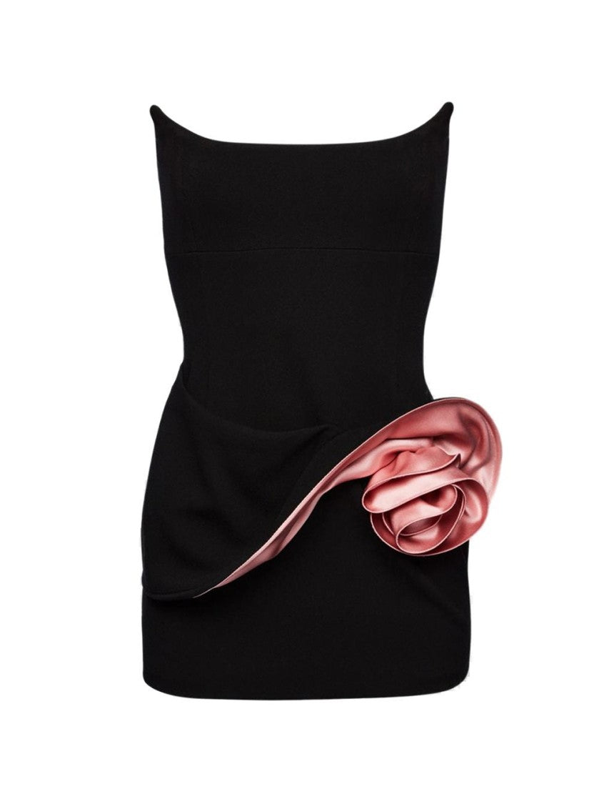 Magda Butrym Bustier Mini Dress Black