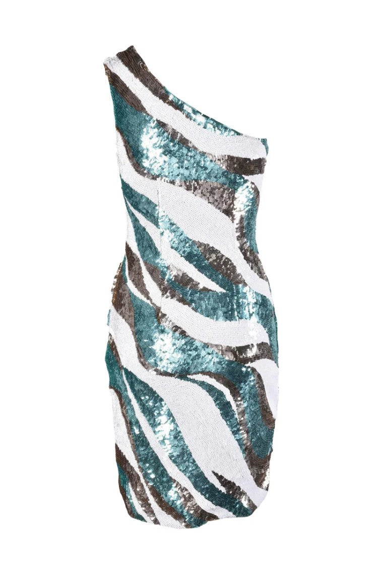 Elisabetta Franchi Polyamide Dress - Aquamarine