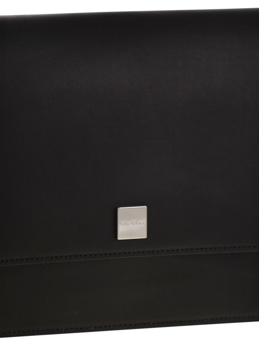 Max Mara Biancaroughm - Medium Crossbody Bag In Leather