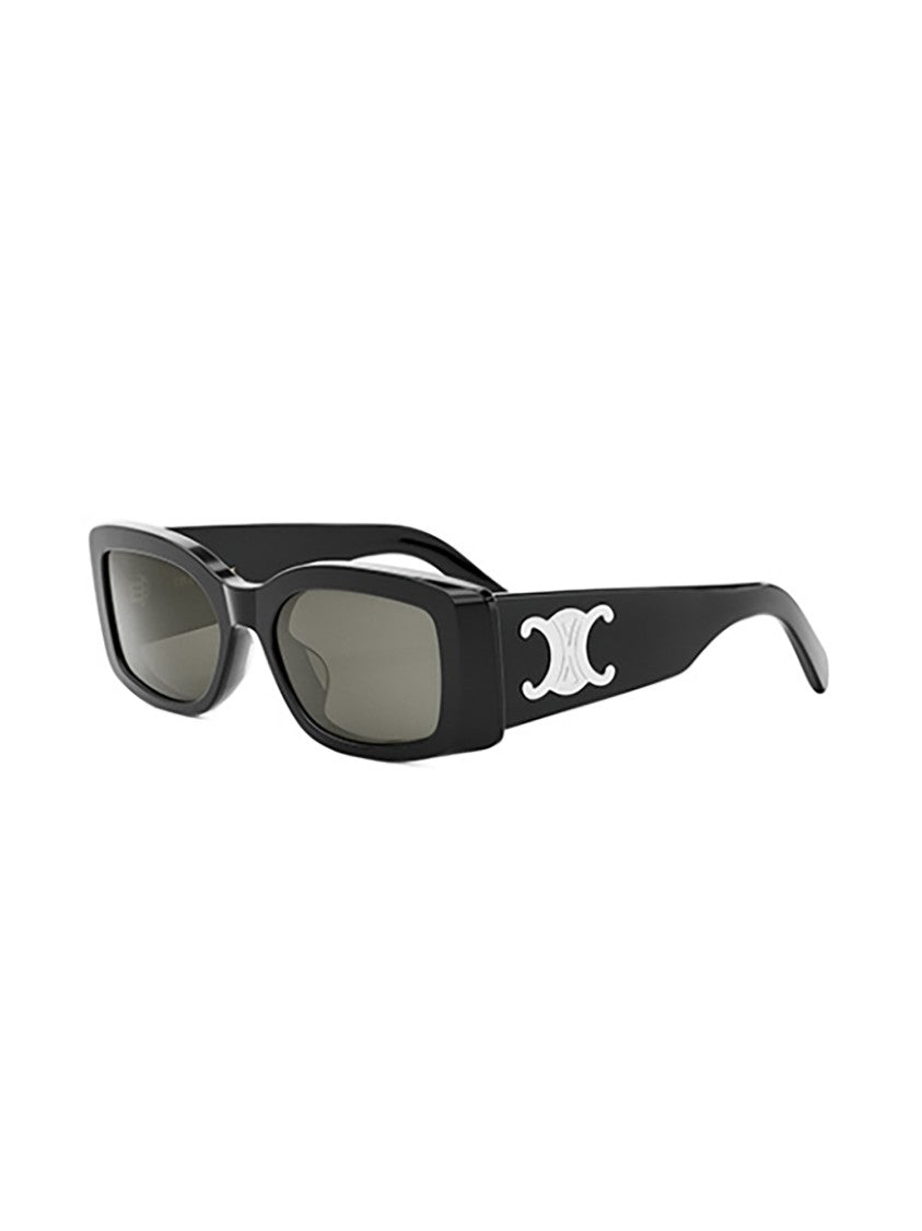 Celine White Cl40282u Rectangular Acetate Sunglasses