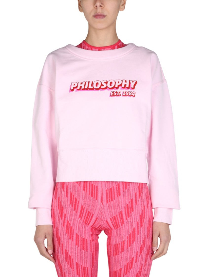 Philosophy Di Lorenzo Serafini Boat Neck Sweatshirt