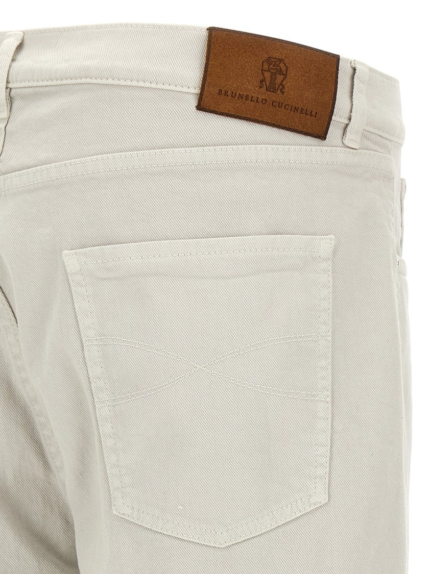 Brunello Cucinelli Garment-Dyed Denim Jeans