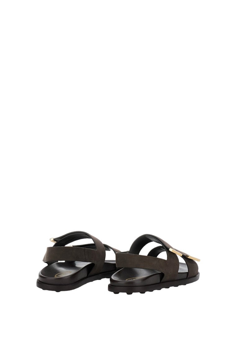 Tod's Leather Multi Strap Sandals