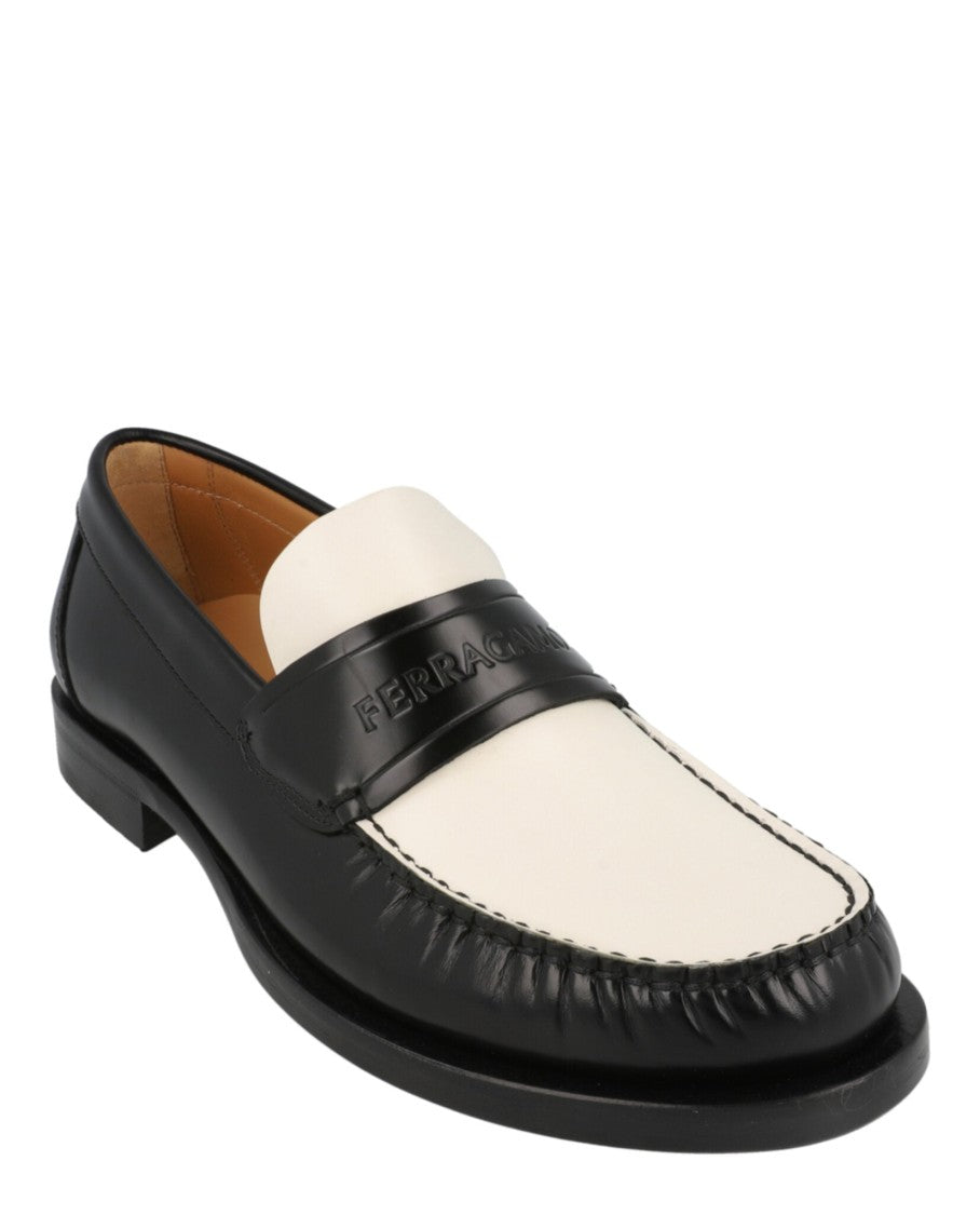 Ferragamo Fillmore Embossed Moccasin Loafers - Extra Wide Width