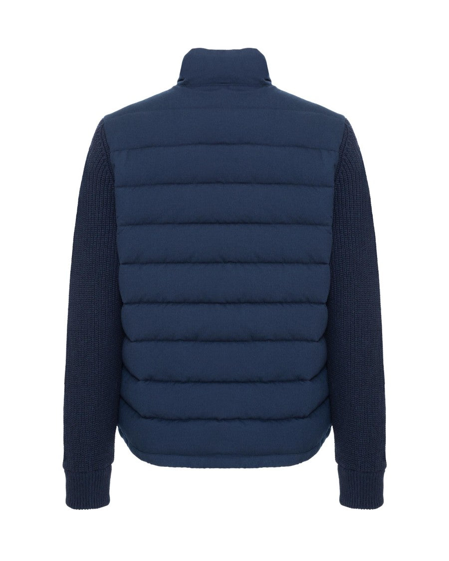 Colmar Hybrid Padded Jacket With Ribbed Sleeves And Adjustable Hem