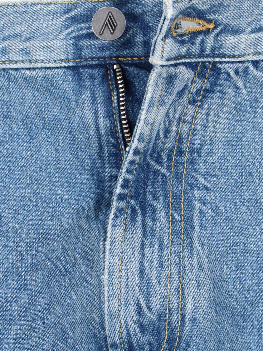 The Attico Crop Jeans – Light Blue
