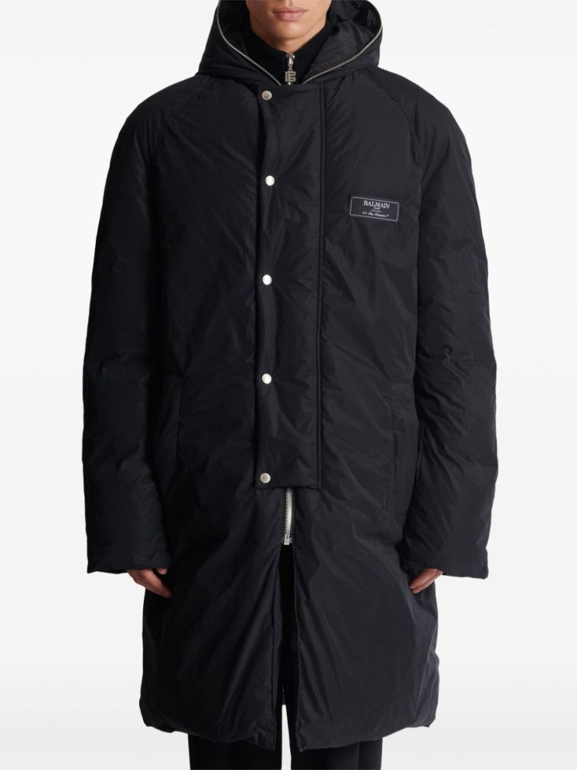 Balmain Satin-Trimmed Black Jacket