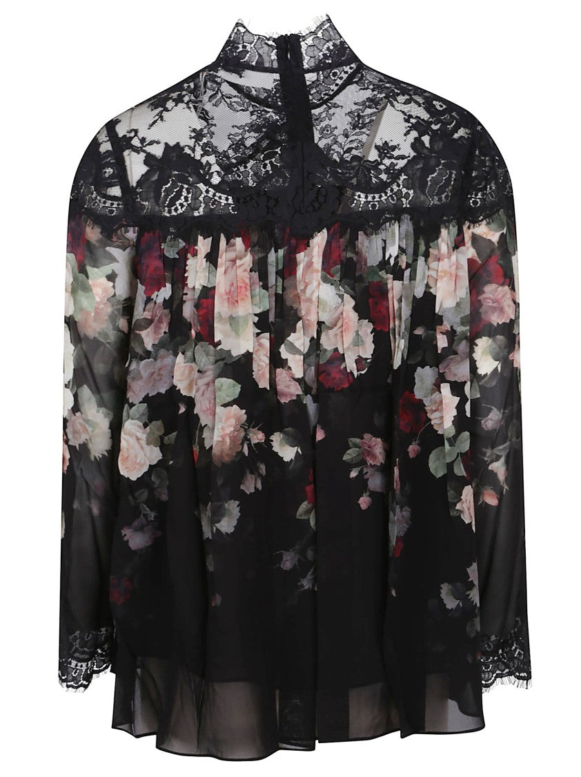 Zimmermann Hypnotic Lace Yoke Blouse