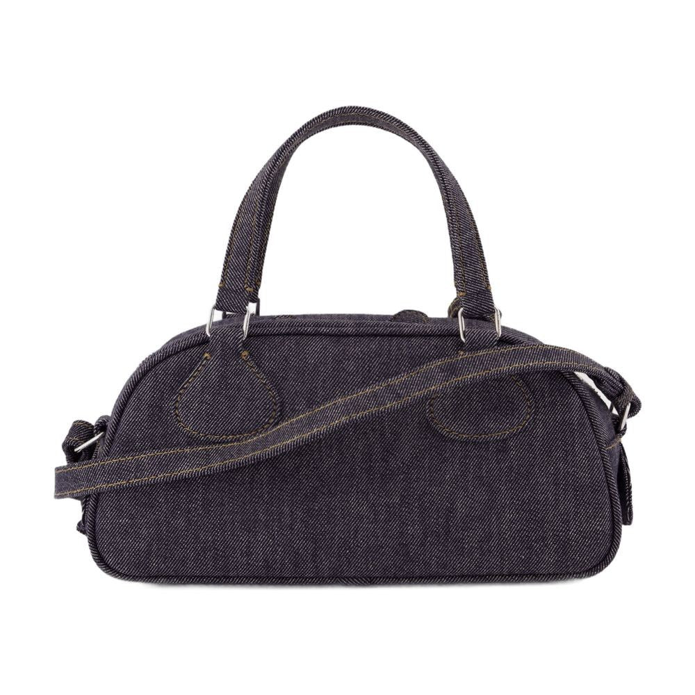 Courrèges Friday Bowling Baguette Crossbody - Leather - Grey