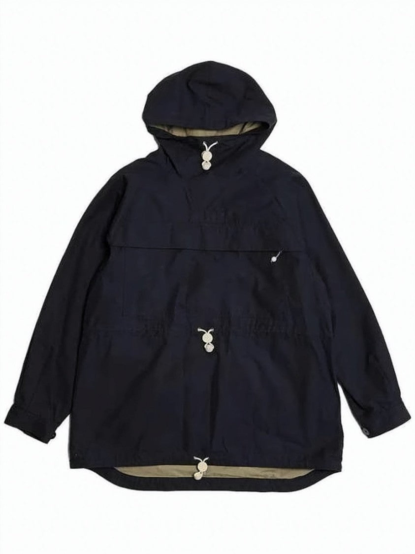 Nigel Cabourn Hooded Cotton Jacket With Toggle Button Closure