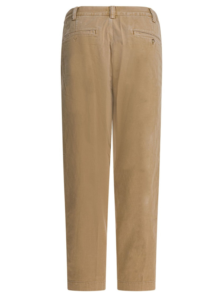 Polo Ralph Lauren Mid-Rise Brown Straight Leg Trousers