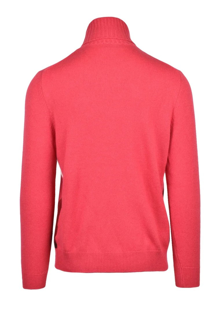 Ballantyne Cashmere Turtleneck Pullover - Pink