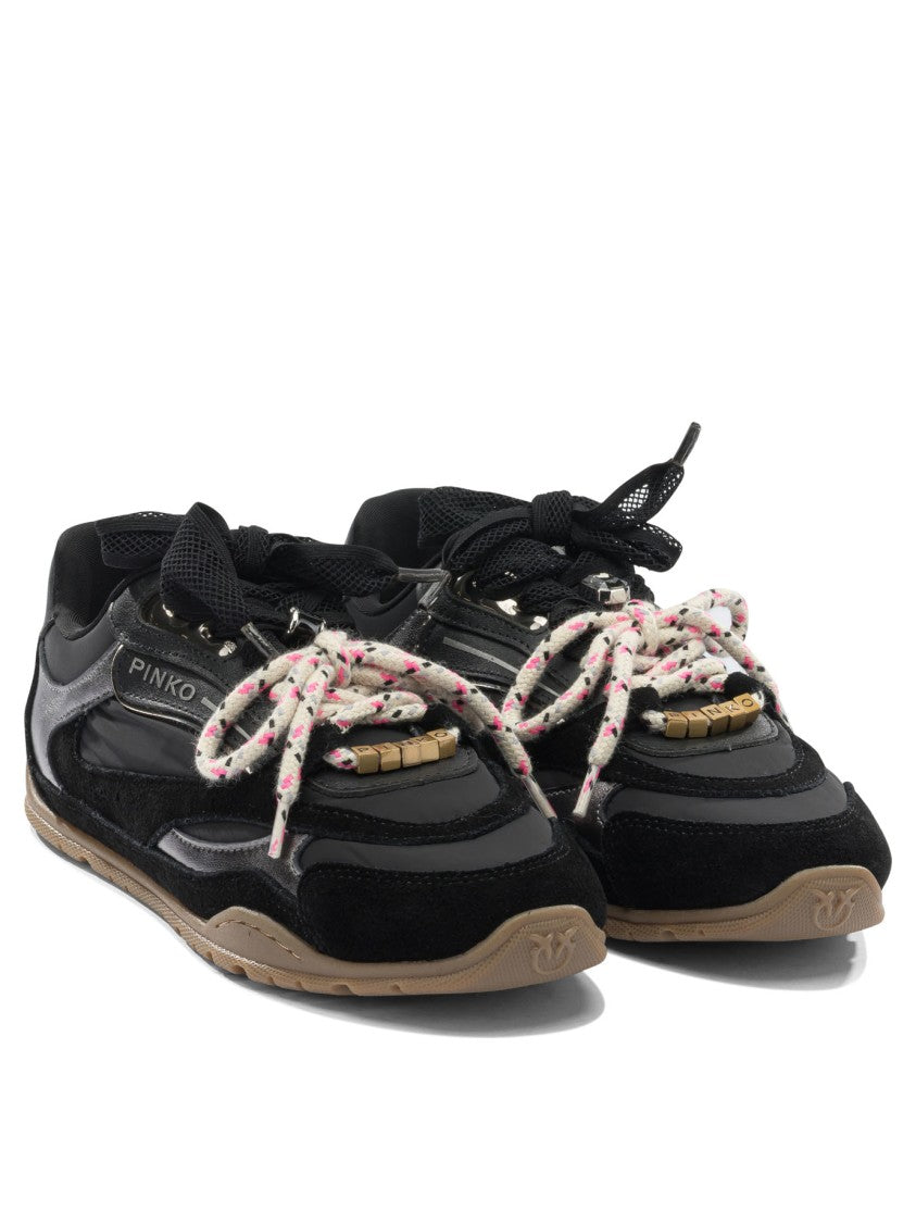 Pinko Low-Profile Black Sneakers