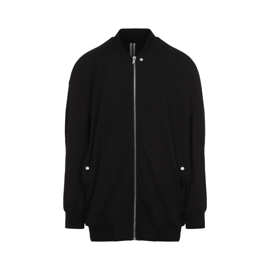 Rick Owens Jumbo Flight Black Cotton Sweatshirt
