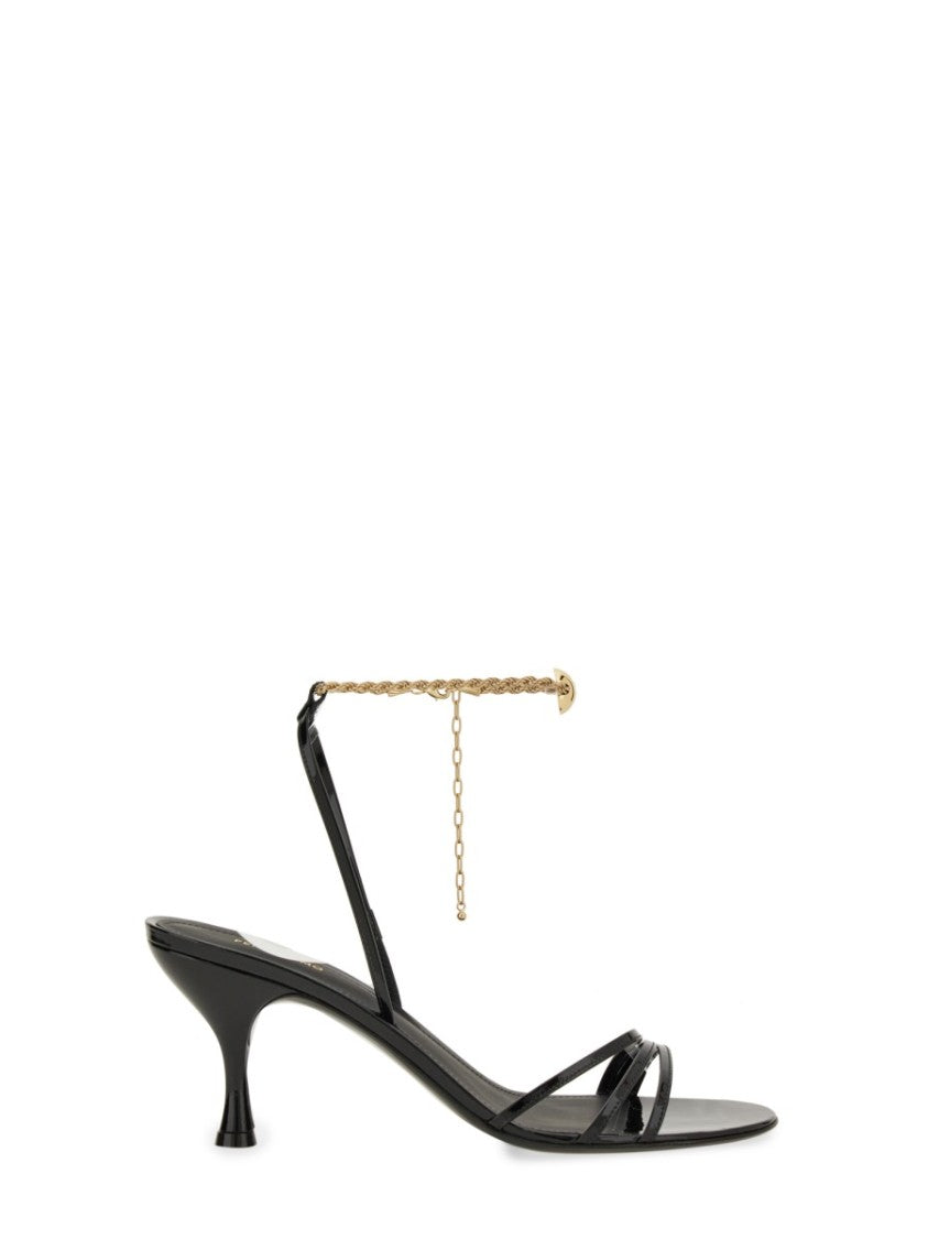 Ferragamo Patent Calf Sandals
