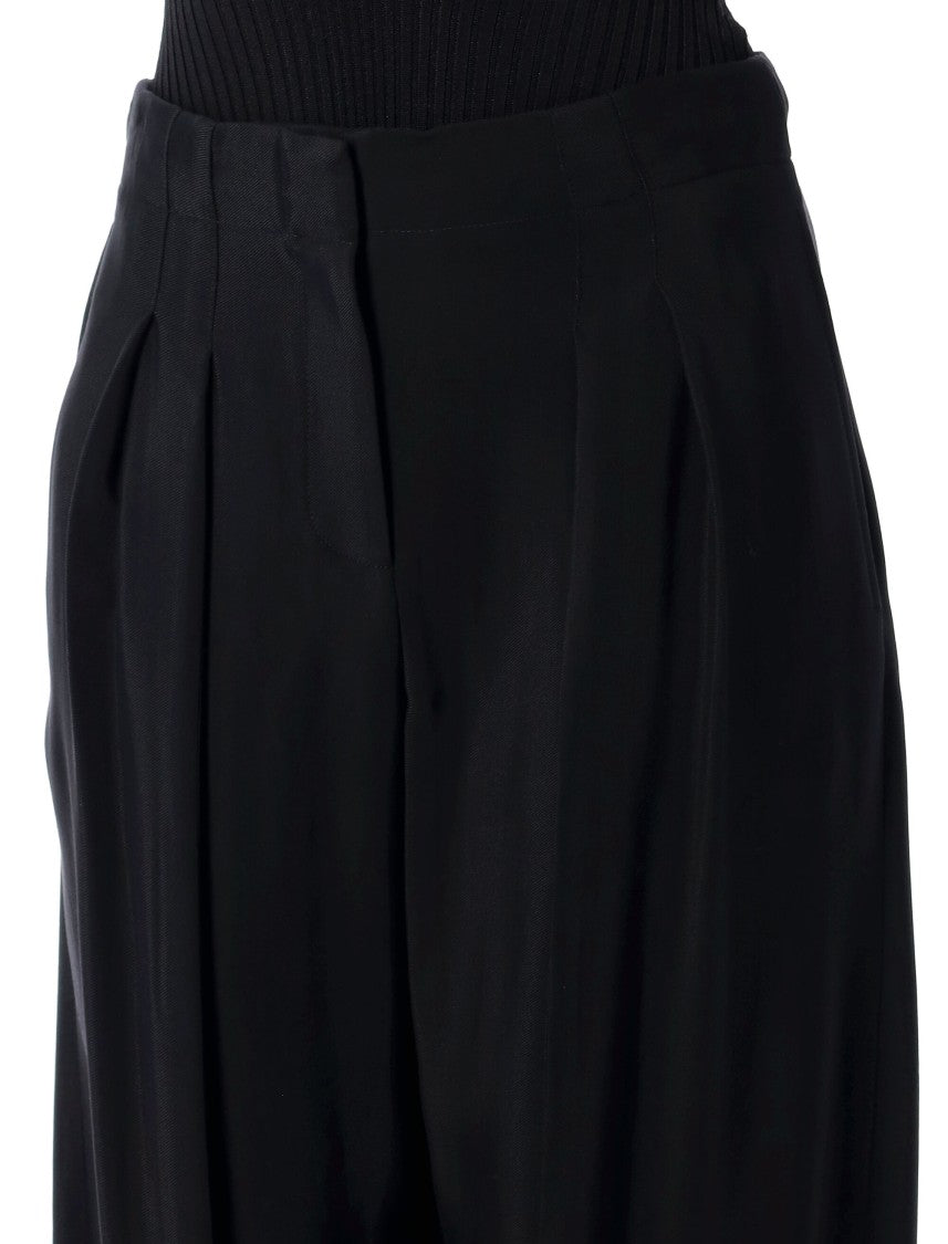 Mugler Pierced Loose Tailored Trousers