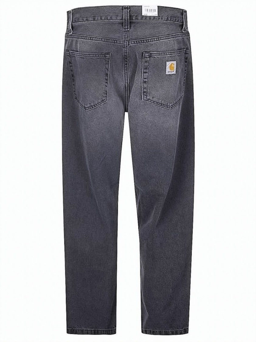 Carhartt Wip Relaxed Fit Denim Pants With Tapered Leg