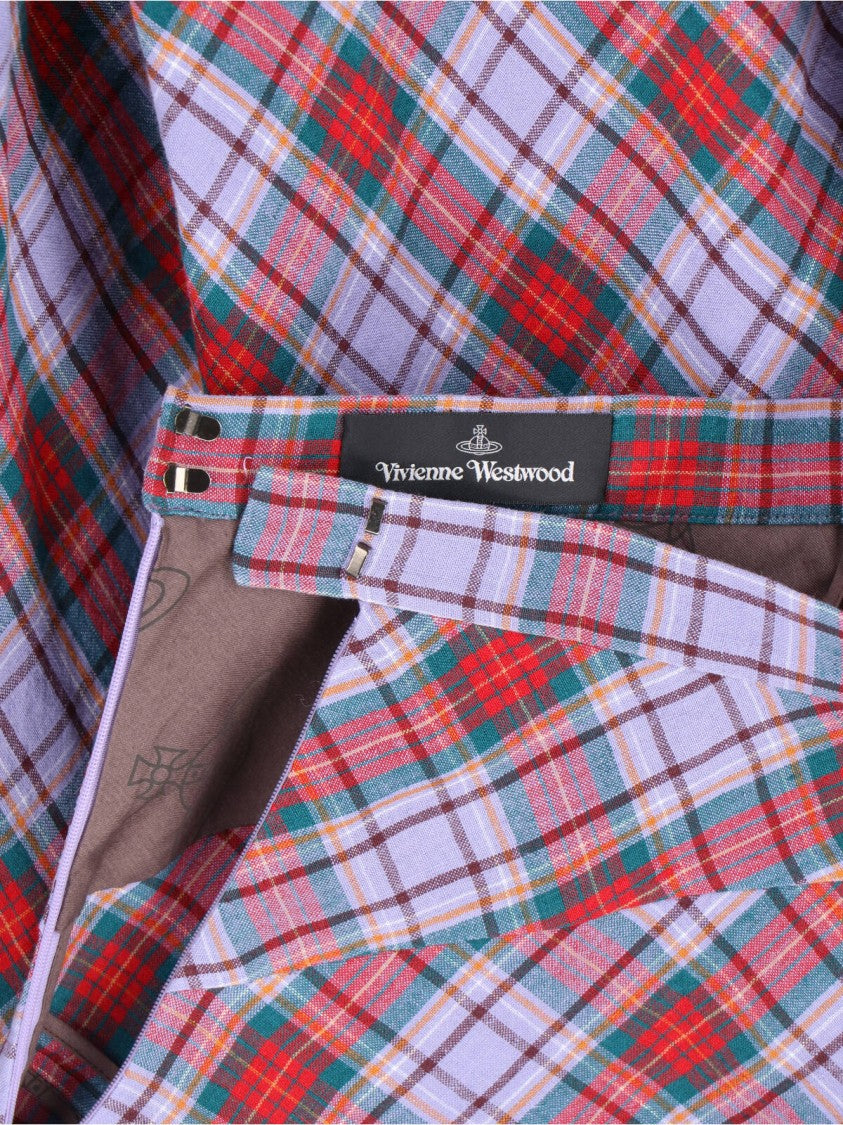 Vivienne Westwood "Aeroplane" Midi Skirt – Multicolor