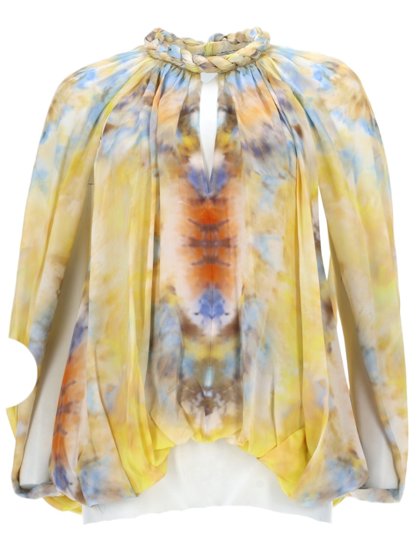Zimmermann Alchemy Twist Billow Silk Blouse