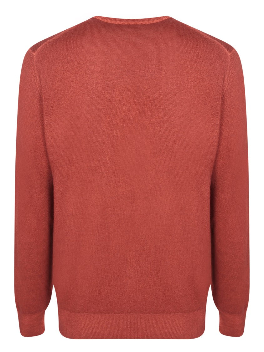 Dell'oglio Red Wool Blend Knitwear
